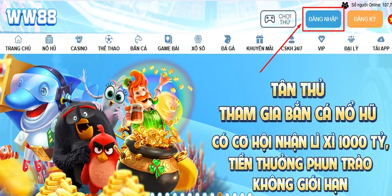 Đăng Nhập WW88 2025 – Truy Cập Nhanh, Nhận Ưu Đãi Cực Lớn Cách đăng nhập WW88 chỉ với 3 thao tác đơn giản