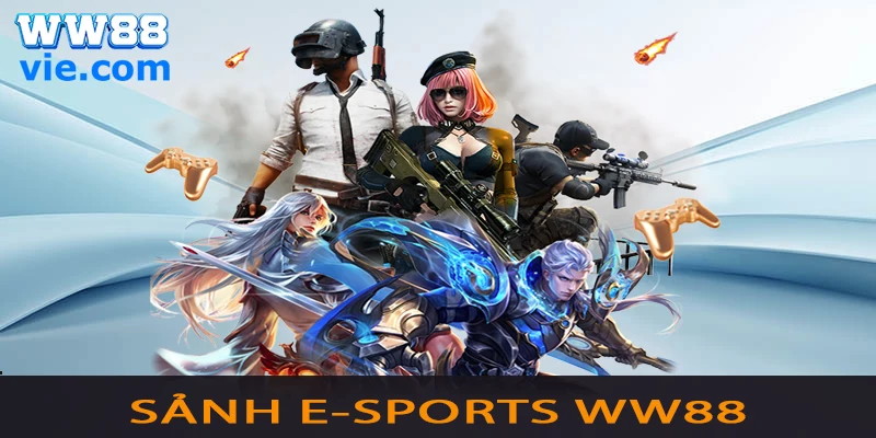 Sảnh e-sports được đông đảo người chơi quan tâm