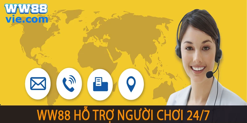 WW88 Hệ thống chăm sóc khách hàng chuyên nghiệp hỗ trợ người dùng 24/24